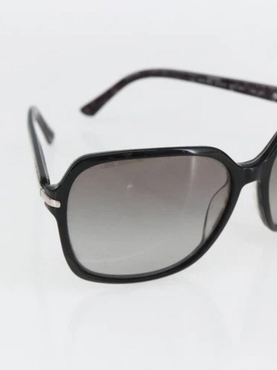 PRADA Sunglasses plastic Black SPR18M Auth BA10788